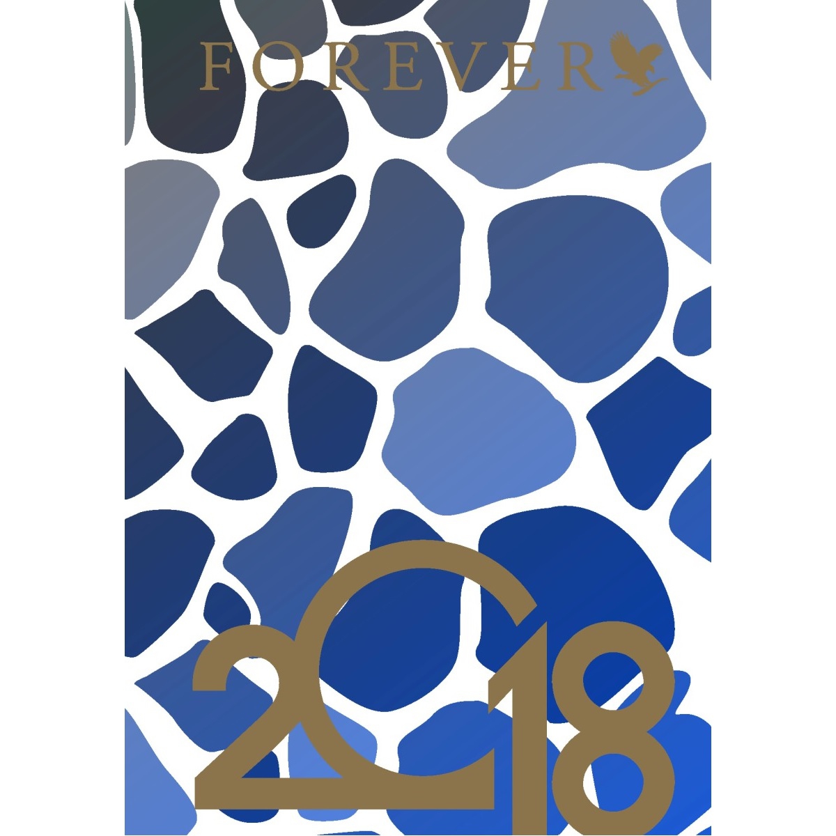 Határidőnapló 2018 zsiráf-mintás